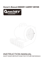 Onedry HEDR2980 User manual