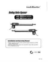 LockMaster BUGT4050 User manual