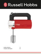 Russell Hobbs MX3100BKR Retro Style Red Hand Mixer Owner's manual