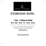 Emeril Lagasse Everyday Pans™ 2-QT Sauce Pan & Lid Instruction book