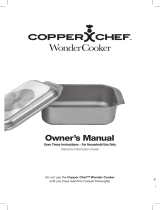 Copper Chef Wonder Cooker Owner's manual
