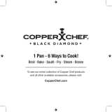 Copper Chef Black Diamond 10″ Round Fry Pan Owner's manual