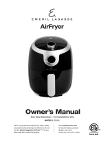 Emeril Lagasse Air Fryer Owner's manual