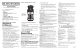 BLACK+DECKER CM2020B Owner's manual