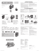Black & Decker MX600B-T Owner's manual