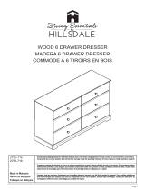 Hillsdale Furniture Campbell Wood 6 Drawer Dresser Owner's manual