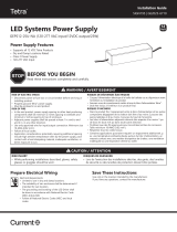 Tetra 12V GEPS12-25U-NA Signage Power Supply Installation guide