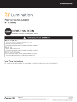 Evolve Post Top Tennon Adaptor Installation guide