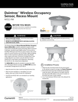 Daintree Networked WOS2 Recess Mount Occupancy Sensor Installation guide