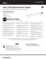 Tetra 24V GEPS24-200U-GLX2 Signage Power Supply Installation guide