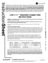 Prescolite LITEISTRY DMX Installation guide