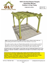 OLT 10×12 Arched Breeze Pergola Installation guide