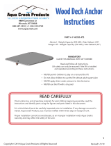 Aqua Creek F-40220 User manual