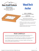 Aqua Creek F-107UEWDA Operating instructions