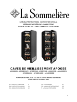 LA SOMMELIERE Dual zone wine cellar Operating instructions