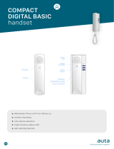 Auta 700005 COMPACT BASIC HANDSET - DIGITAL 4W User manual