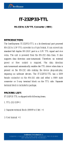 Intellisystem IT-232P33-TTL Operating instructions