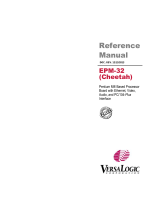 VersaLogic Cheetah (VL-EPM-32) Reference guide
