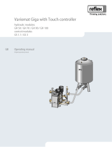 Reflex Variomat Giga GS 1.1 + GH 70 Owner's manual