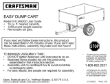 Craftsman 610246262 Owner's manual