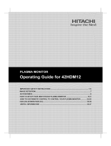 Hitachi 42HDM12 Owner's manual