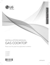 LG LCG3091** Gas Cooktop Installation guide