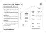 Terma Alex ONE 1140x500mm Electric Towel Rail Installation guide