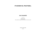 Fisher & Paykel RGV3-488 Installation guide