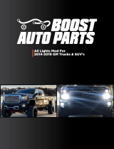 Boost Auto Parts 2014-2019 GM All Lights Mod (6 High Mod) Installation guide