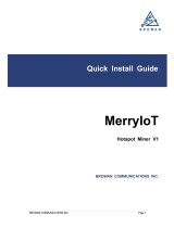 Browan MerryIoT Hotspot Miner V1 Installation guide