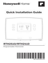 Honeywell Home RTH2410 Installation guide