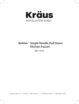 KRAUS KSF-1610SFS Installation guide