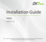 ZKTeco FA50 Installation guide