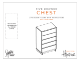 Ashley Five Drawer Installation guide