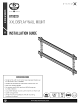 B-TECH AV MOUNTS B-TECH AV MOUNTS BT9920 XXL Display Wall Mount Installation guide