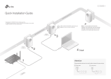 TP-LINK tp-link TL-PA8010P AV1200 Gigabit Passthrough Powerline Starter Kit Installation guide