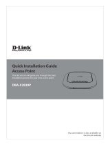 D-Link DBA-X2830P Nuclias Cloud Managed AX3600 Access Point Installation guide
