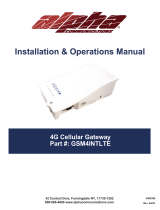 Alpha Communications GSM4INTLTE Installation guide