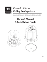 JBL Control 10 Series Installation guide