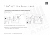 AMC C 5/ C 30/ C 60 Volume Controls Installation guide