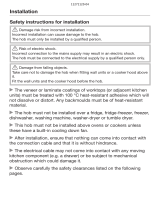 Miele KM 7200 FR Installation guide