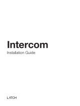 INTERCOM Latch I1 Apartment entry device Installation guide