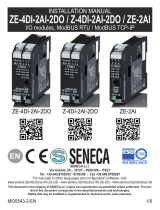Seneca ZE-4DI Digital Output Modbus Installation guide