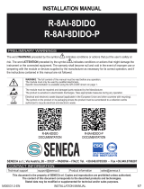 Seneca R-8AI-8DIDO IO module analog inputs 8 digital Installation guide