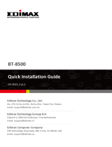 Edimax BT-8500 Installation guide
