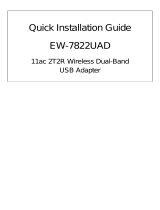 Edimax D-Link DWA-T185 11ac 2T2R Wireless LAN USB Adapter Installation guide