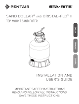 Pentair CRISTAL-FLO II Installation guide