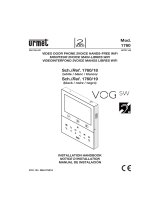 urmet 1760 Installation guide