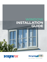 screwfix 1190x1040mm White Aluminium WINDOW Installation guide