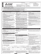 Mitsubishi Electric JG79B249H01 split Type Air conditioners Installation guide